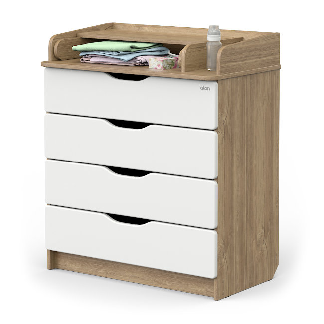 АТОН Комод Сириус-2 WOOD 804 ПВХ дуб канзас